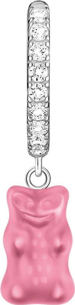 Thomas Sabo CR726-052-9 Silberne Einzel-Creole mit pinkem Produktbild 1