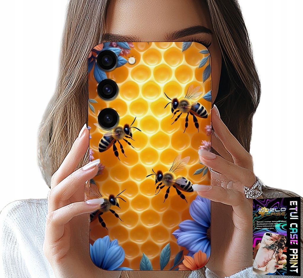Gehäuse Für Samsung Galaxy S23 Plus - Bienenstock Wabe Zurück Fall