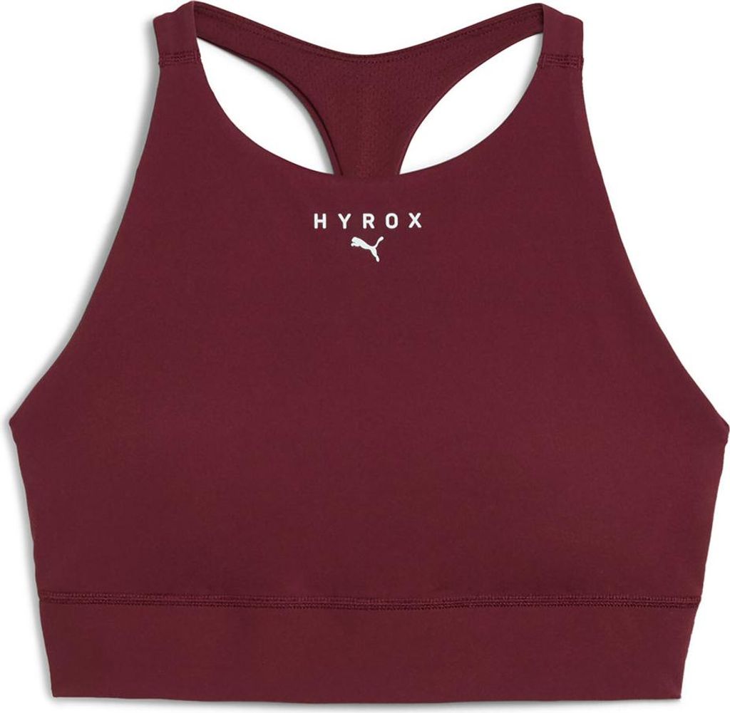 Puma W PUMA X HYROX SHAPELUXE HIGH NECK BRA - rot, Größe:L