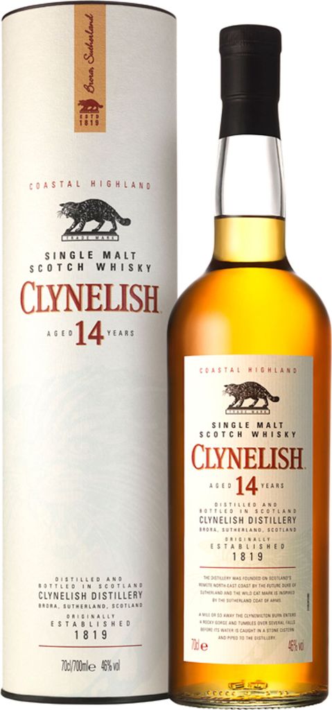 Clynelish 14 Year Old Single Malt Scotch Whisky (1 x 0,7 l) Immagine del prodotto 