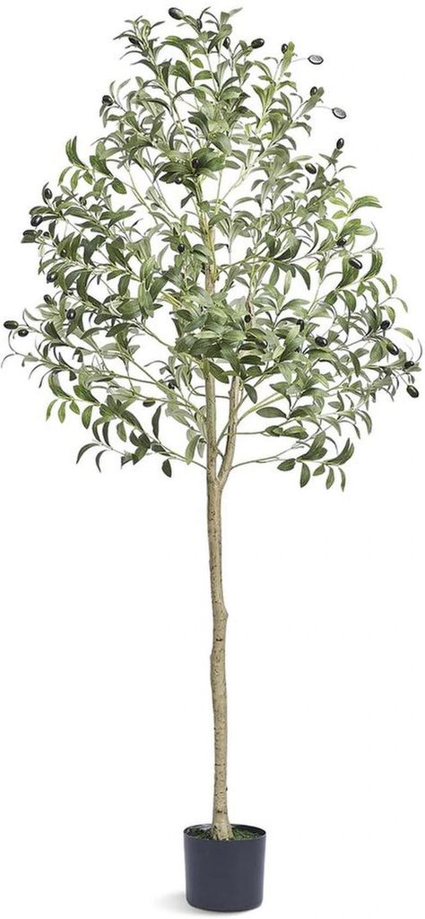 Kunst Olivenbaum 155 cm hoch für Innen- und Außendekoration, geruchlos, wasserfest, pflegeleicht