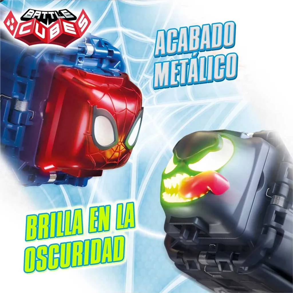 Jeu de Cubes de Combat Spiderman : Pack de Duel Interactif Marvel