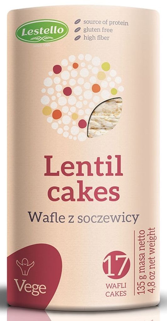 Wafle z soczewicy Lestello 135 g Obrázek produktu 