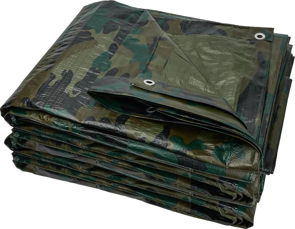 Bâche pour voiture et bois de chauffage 5x8 m protection pluie et soleil
