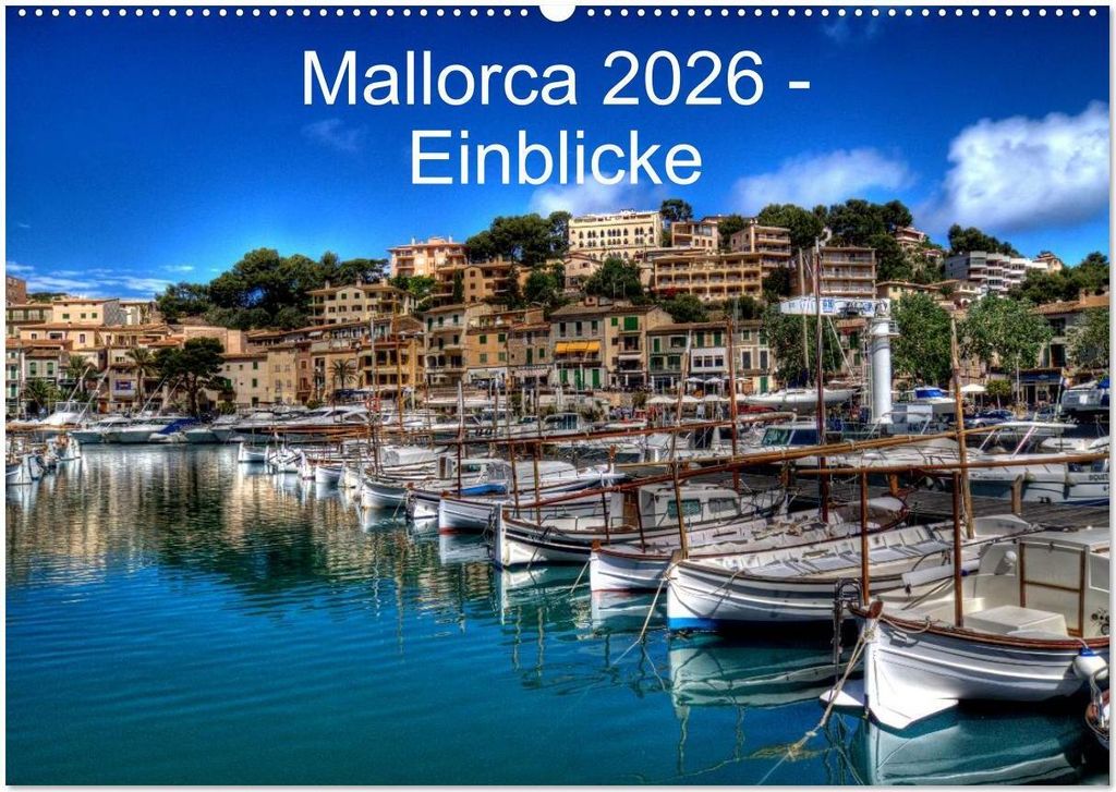Mallorca 2026 - Einblicke (Wandkalender 2026 DIN A2 quer), CALVENDO Monatskalender