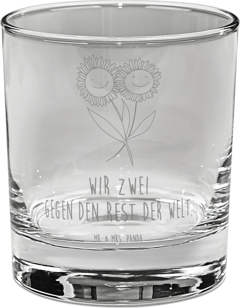 Mr. & Mrs. Panda Cocktailglas Blume Sonnenblume - Produktbild 
