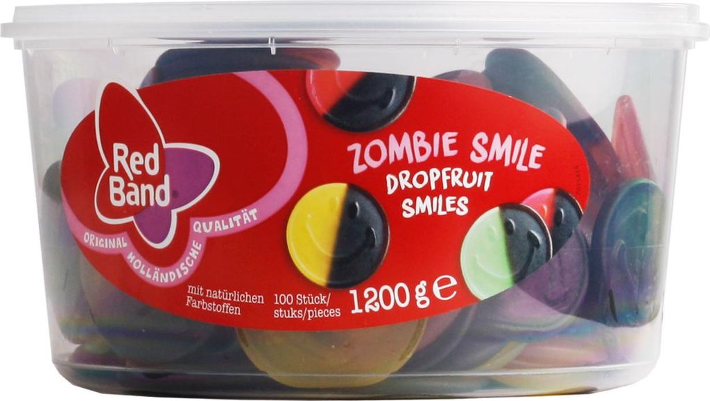 Red Band Zombie Smile guma owocowa i lukrecja 3 różne 1200g Zdjęcie produktu 