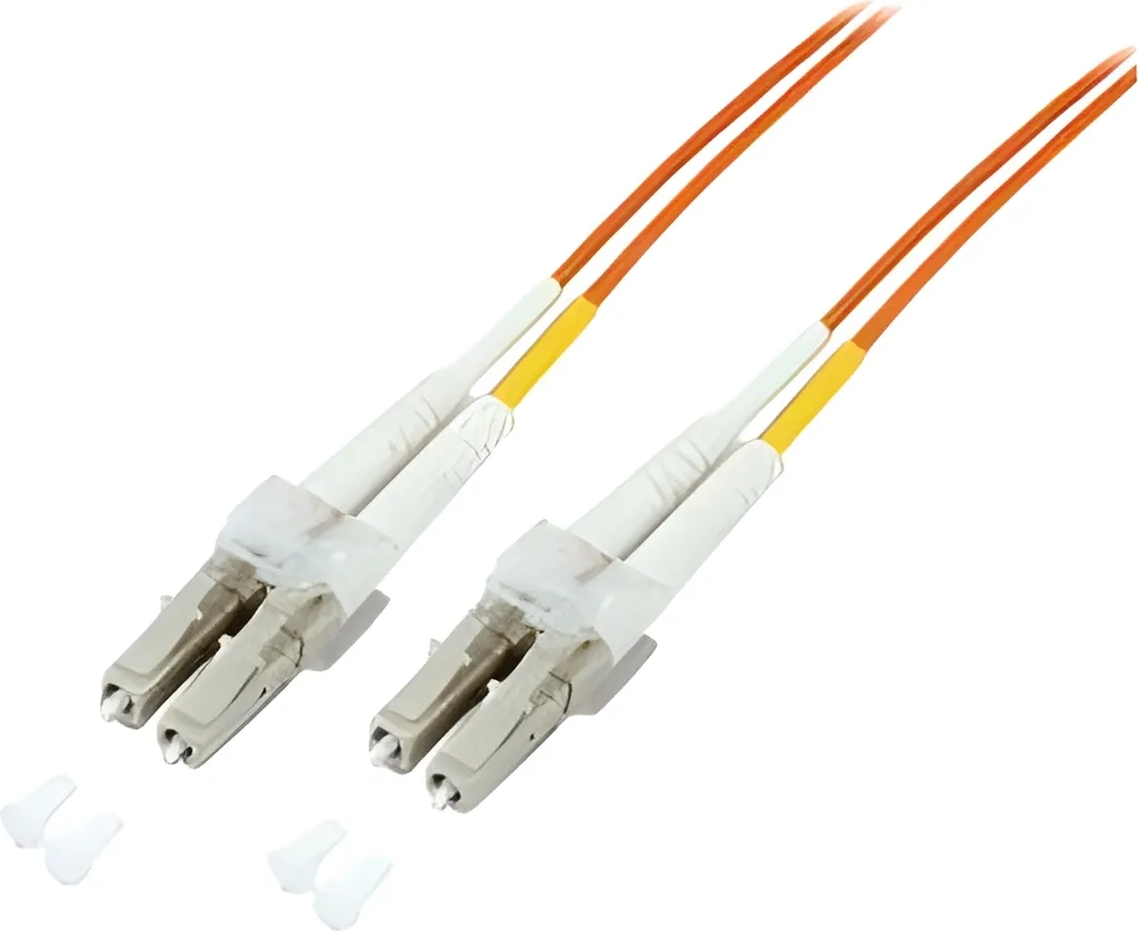 Câble Patch Fibre Optique LC-LC OM4 50/125 Duplex LSZH 15m Violet EFB
