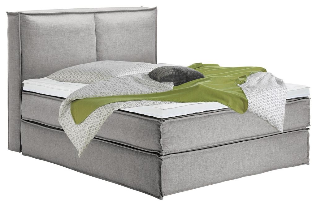 home24 Boxspringbett mit Kopfteil - Premium