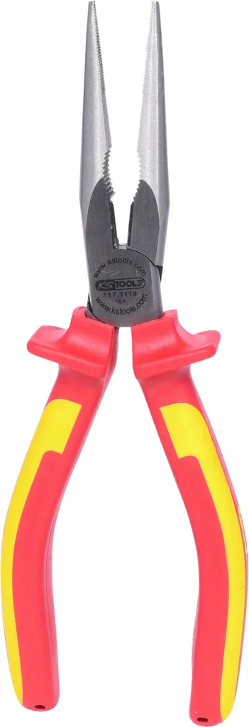Pince à becs ronds KS Tools 1171118 pour former des fils sans effort