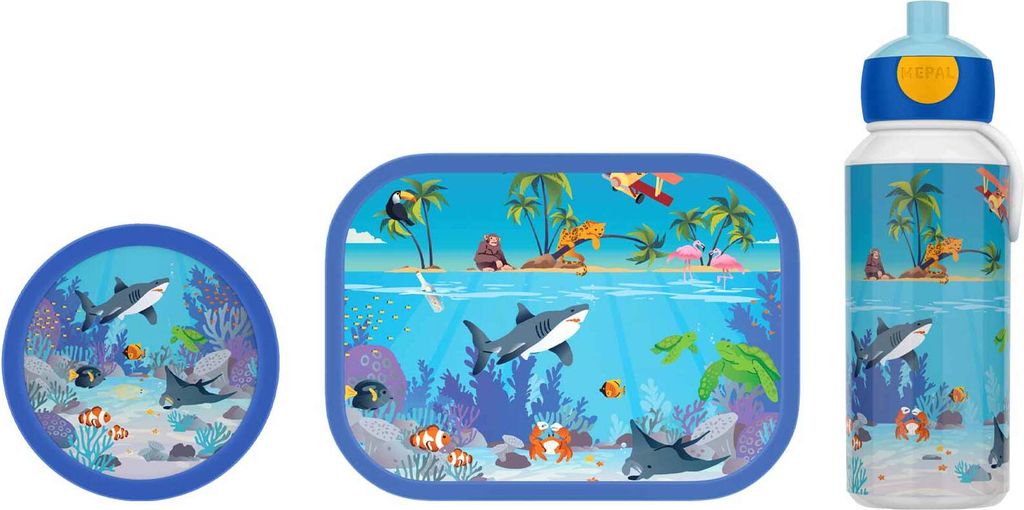 Mepal CAMPUS Lunchset 3-teilig - Tropical Ocean (2025)