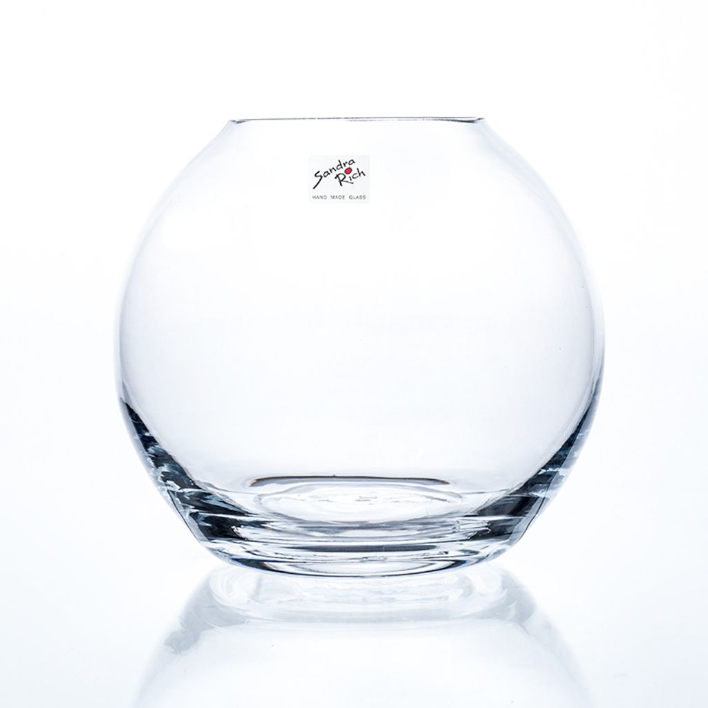 Sandra Rich Kugel-Vase Globe Glas 17cm Ø19cm klar, Vase mit Produktbild 