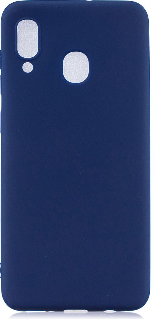 Für HUAWEI Y9 2019 Lovely Candy Color Matte TPU Anti-Scratch rutschfeste Schutzhülle Rücken Case Navy