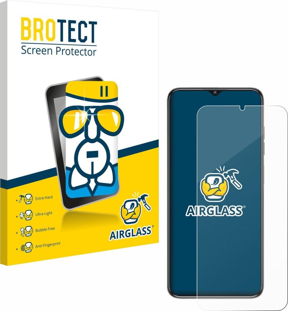 BROTECT Schutzglas für Oukitel C1 Pro Schutzfolie Panzer Folie Glas Display Schutz klar