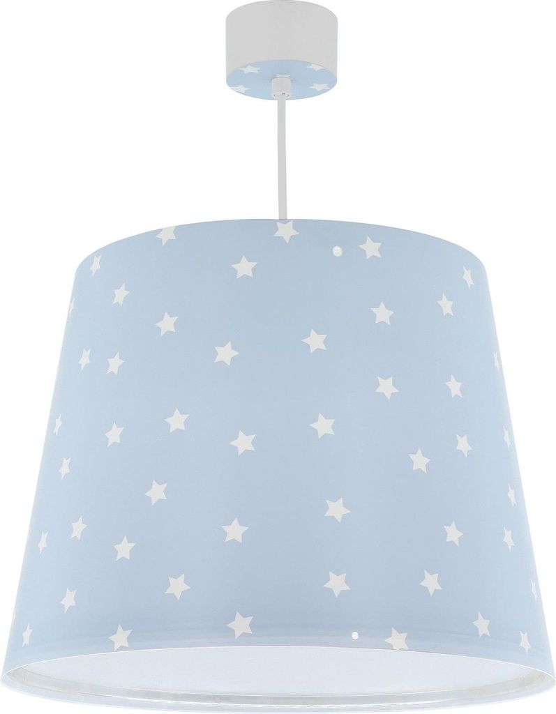 Kinderzimmer Deckenlampe Sterne Blau aus Polypropylen, höhenverstellbar, leuchten im Dunkeln