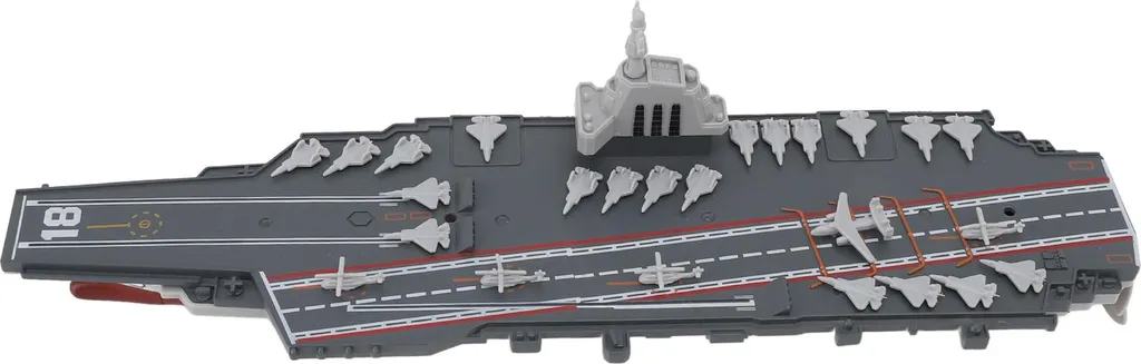 Bateau de guerre RC éducatif - Réplique détaillée de porte-avion naval