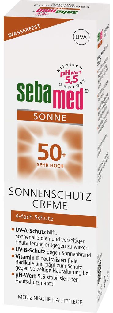 Sebamed Sonnenschutz Creme Lsf 50+ 75 ml