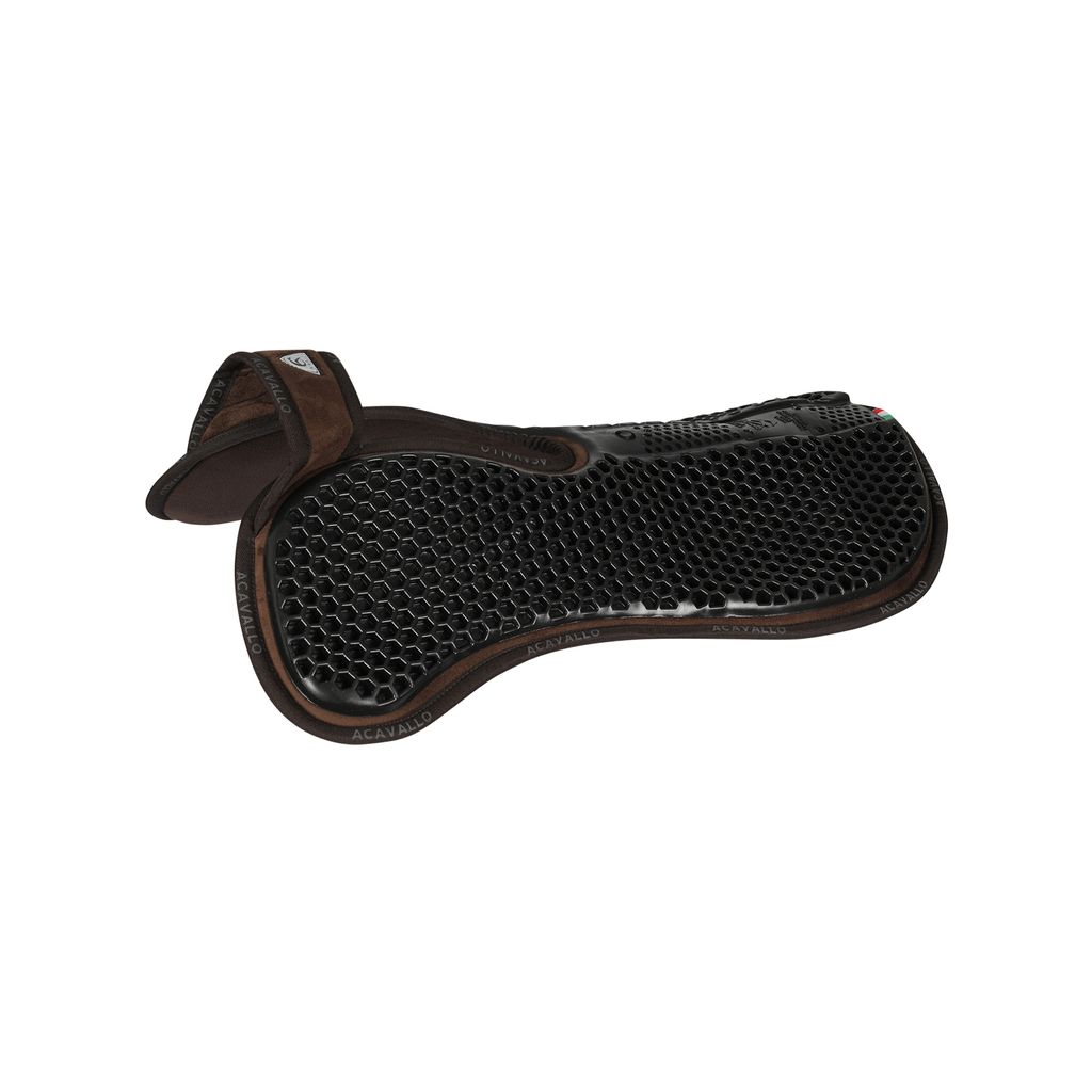 Acavallo Gelpad MF WFS suede Hexagonal flach Pad Brown Onesize