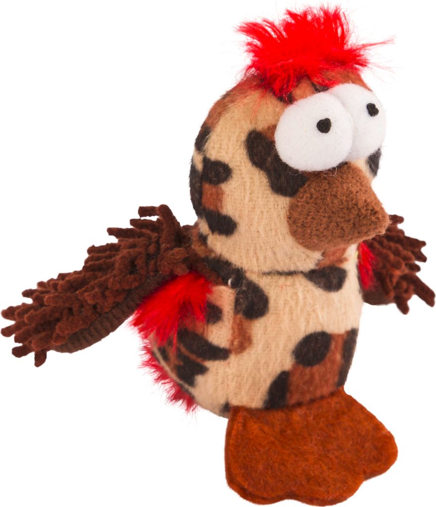 Kerbl Katzenspielzeug mit Cat Nip verrrücktes Huhn, 8cm; 81658