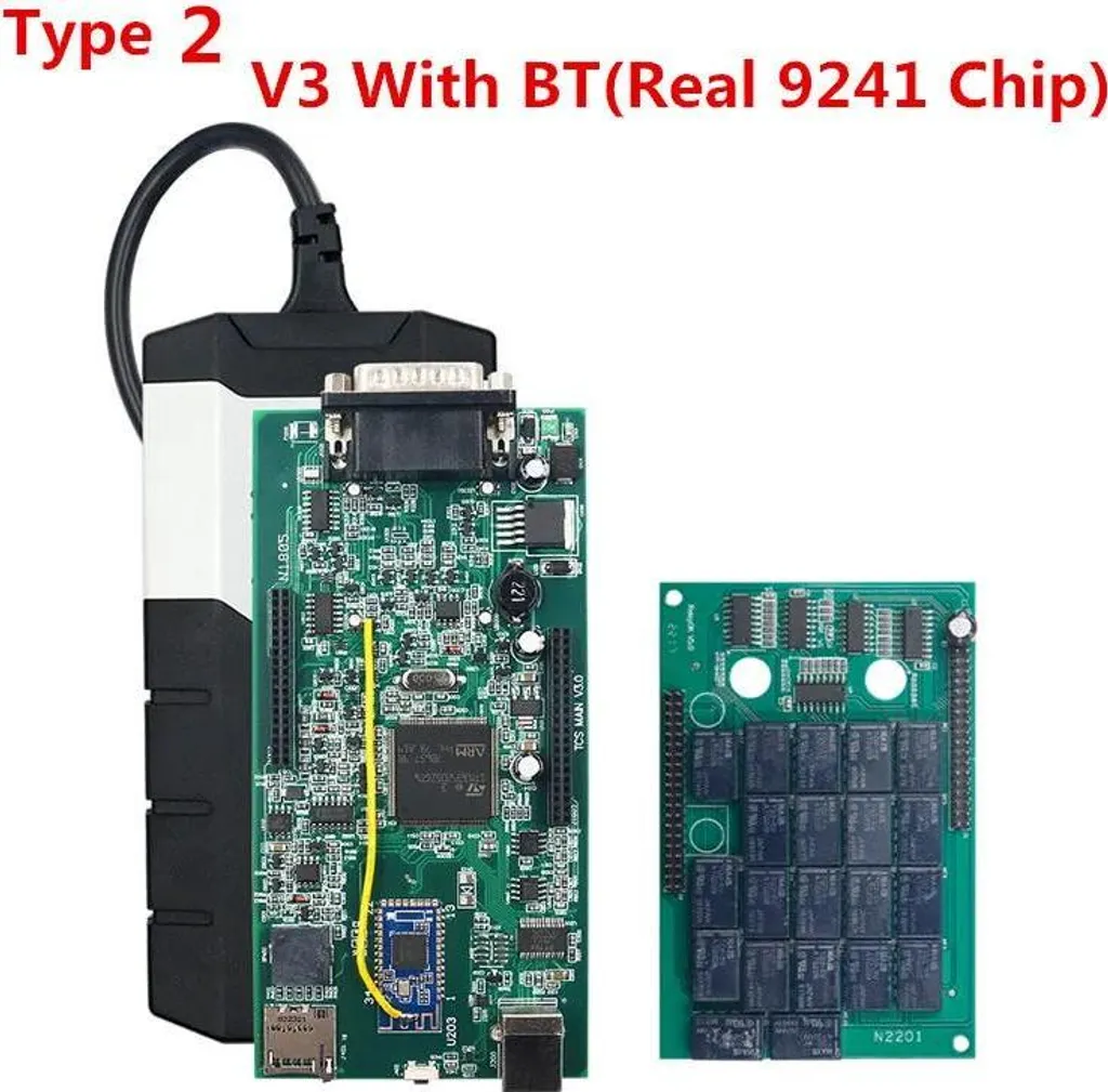 Scanner de diagnostic auto DS Type 2 V30 sans fil Bluetooth universel