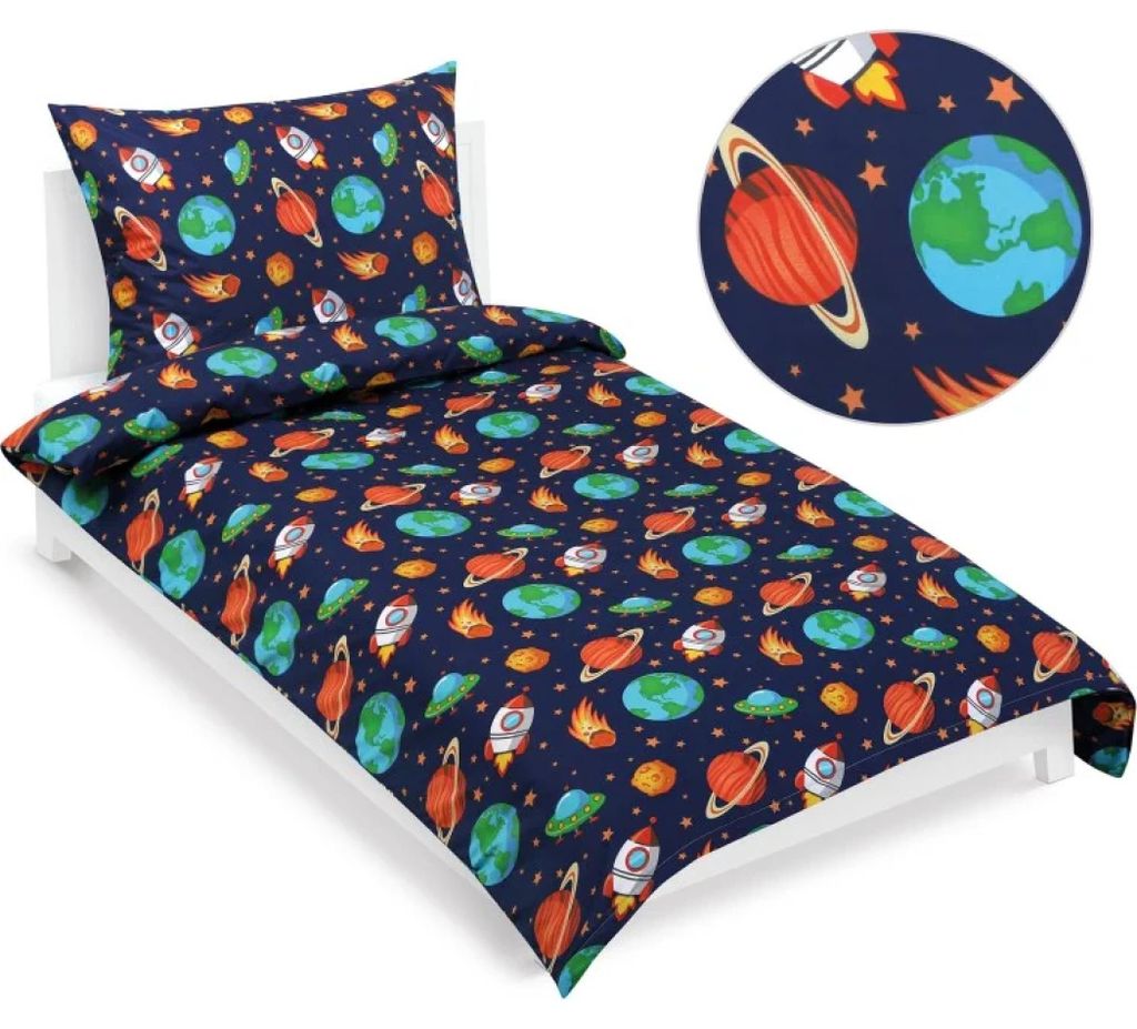 Biancheria da letto per bambini VESMIR BLU, ARANCIONE, Immagine del prodotto 