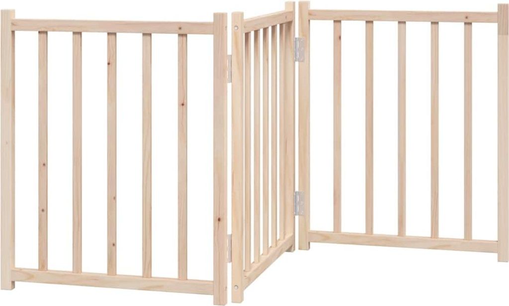 vidaXL Cancelletto pieghevole per cani 3 pezzi 150 cm in Immagine del prodotto 