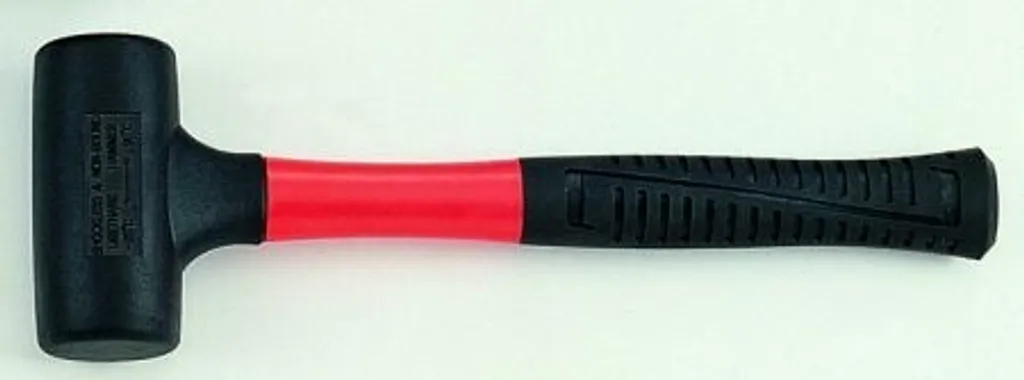 FORCE 616810 Maillet en caoutchouc noir 320mm 940g haute densité