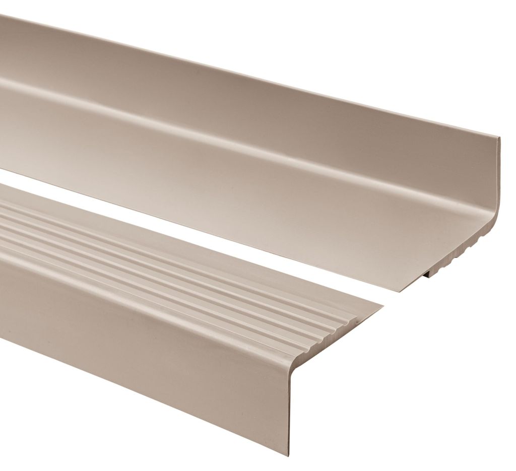 Treppenkantenprofil 40x40 mm, Treppenprofil PVC für Produktbild 