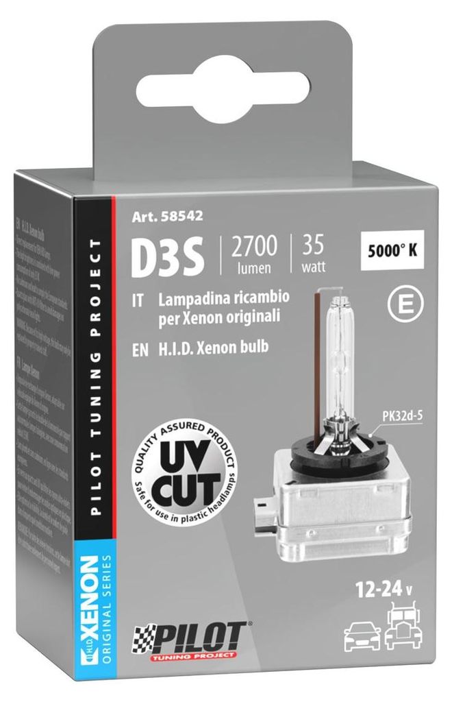 Lampada Lampe HID Xenon 5.000°K - D3S - 35W - PK32d-5 - 1 Immagine del prodotto 