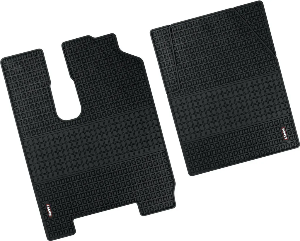 Tapis de Cabine en Caoutchouc Éco pour Camion Mercedes Actros MP2 MP3 Noir
