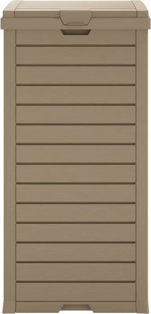 vidaXL Venkovní odpadkový koš světle hnědý 41x41x86 cm Obrázek produktu 4