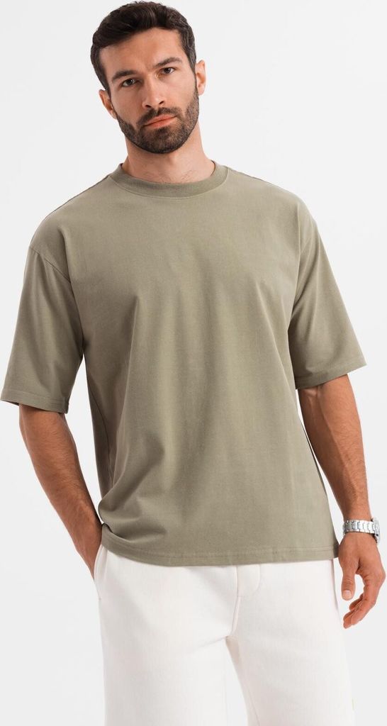 Ombre Clothing Kurzarmhemd für Männer Anen khaki XL