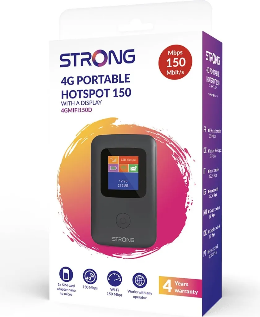 Routeur 4G Strong MIFI150D - Solution Wi-Fi stable sans box fixe - 10