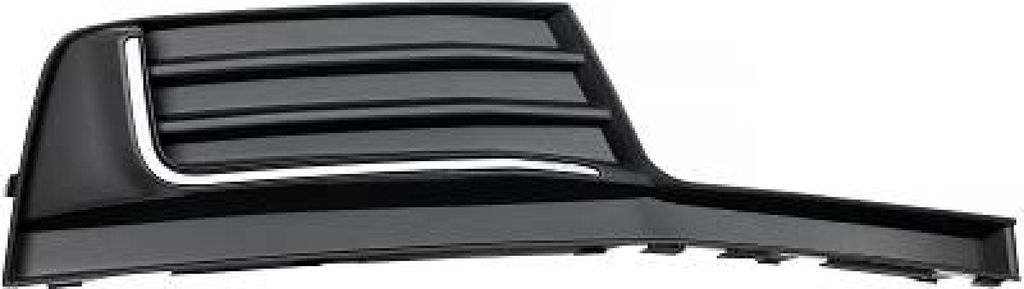 DIEDERICHS Lüftungsgitter Grill Stoßfänger für AUDI A3 Sportback (8VA, 8VF) Schwarz/Silber