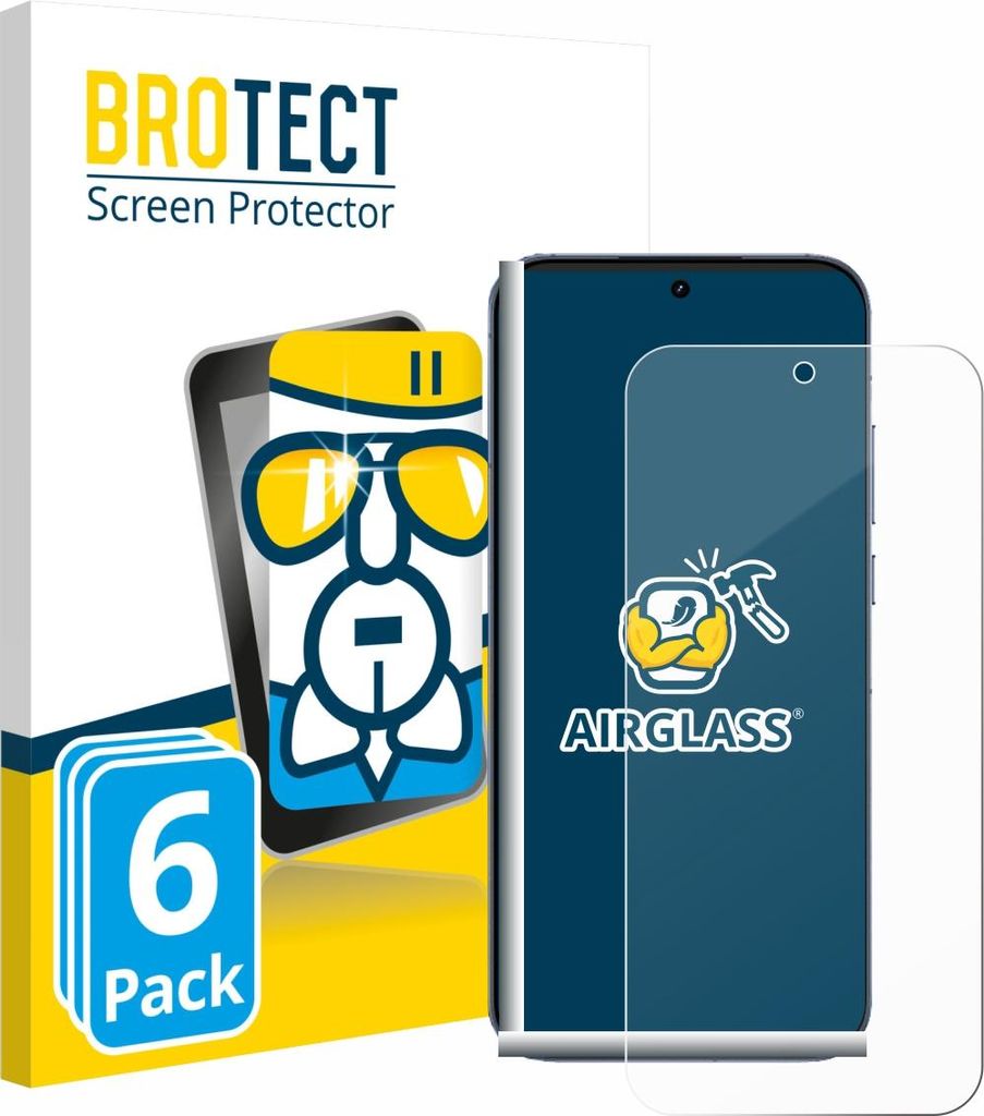 6x BROTECT Schutzglas für realme GT 8 Pro Schutzfolie Panzer Folie Glas Display Schutz klar