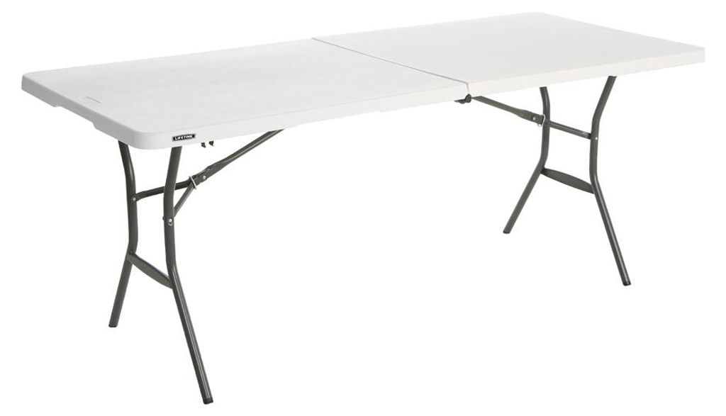 Lifetime Kunststoff Klapptisch, 182x76x74 cm Produktbild 