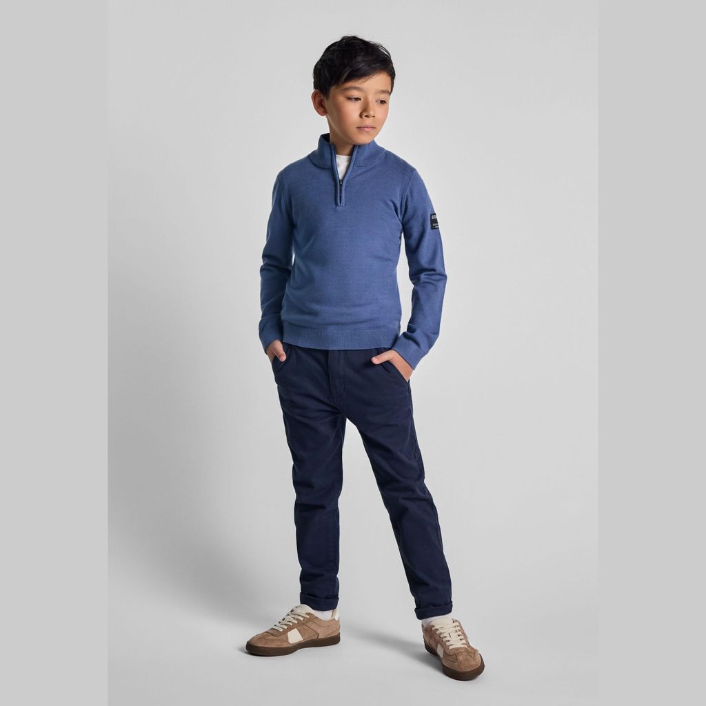 Minoti Chinohosen Baumwolle Dunkelblau Gr. 104 für Jungen