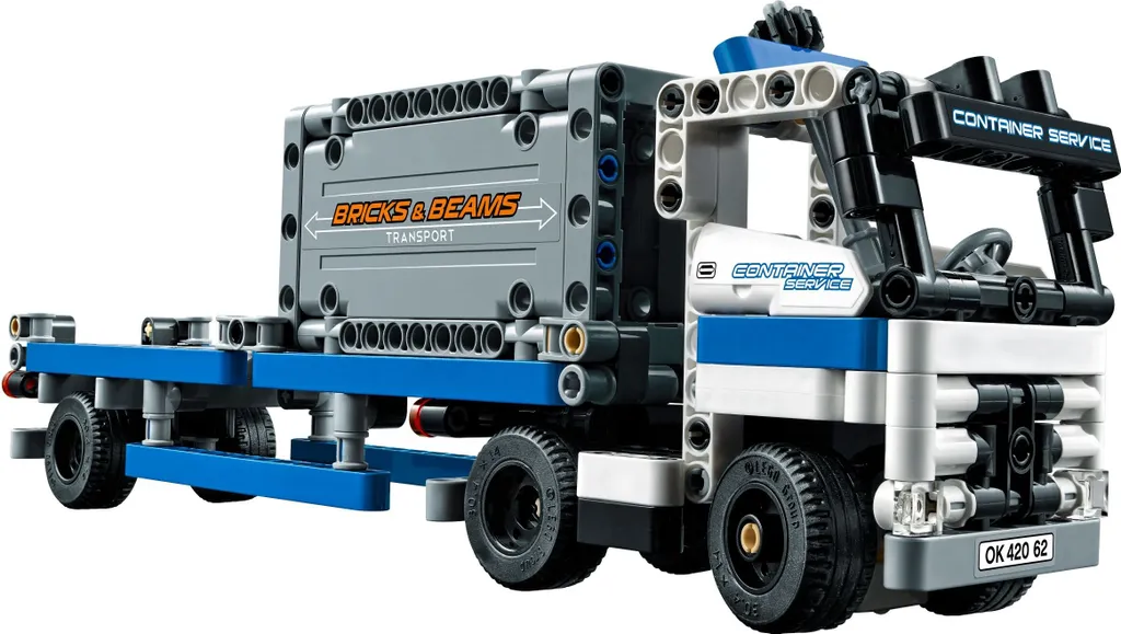 Jeu de construction de transport de conteneurs LEGO Technic 42062 bleu - 13