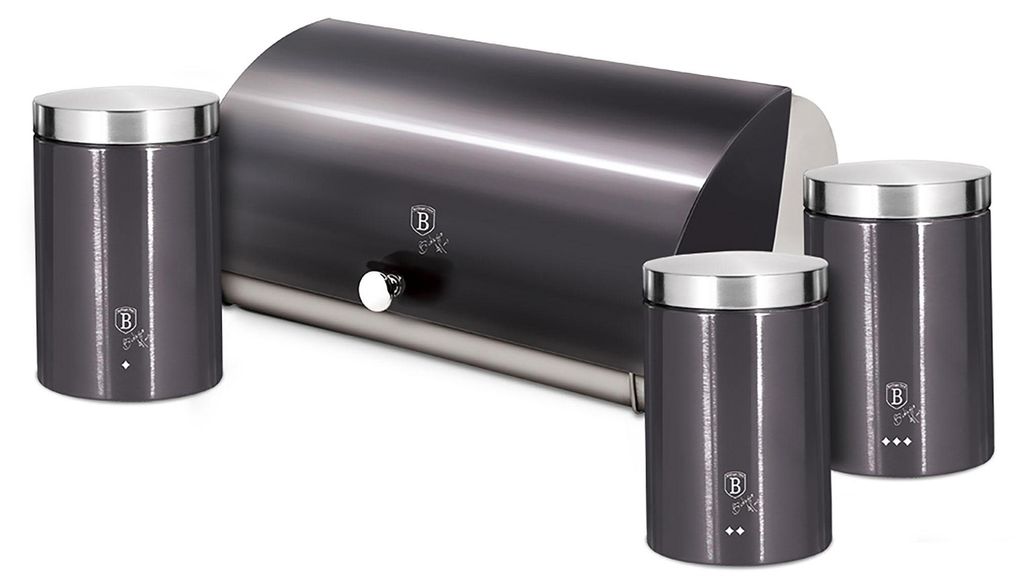 Berlinger Haus Carbon Pro Zestaw pojemników na pieczywo +3 Zdjęcie produktu 