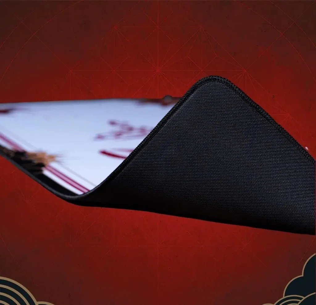 Grand tapis de souris gamer Lexip AC Shadows surface textile précise
