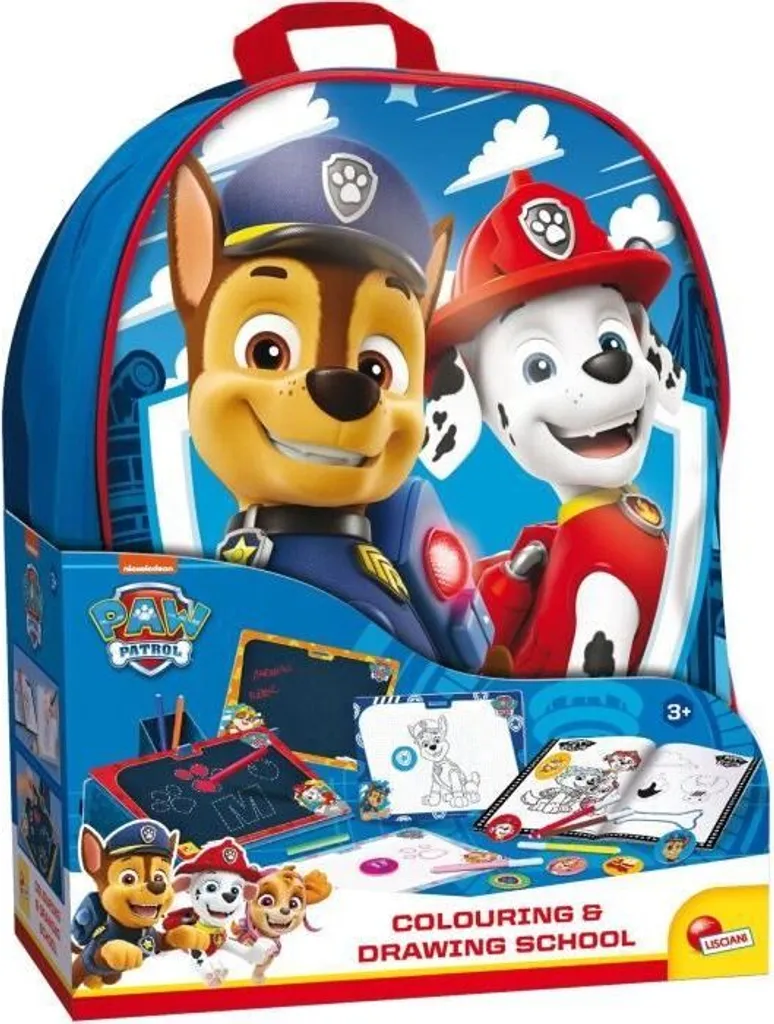 Offerta Zaino Paw Patrol Lisciani: Disegna, Colora e Cancella 4+ Anni