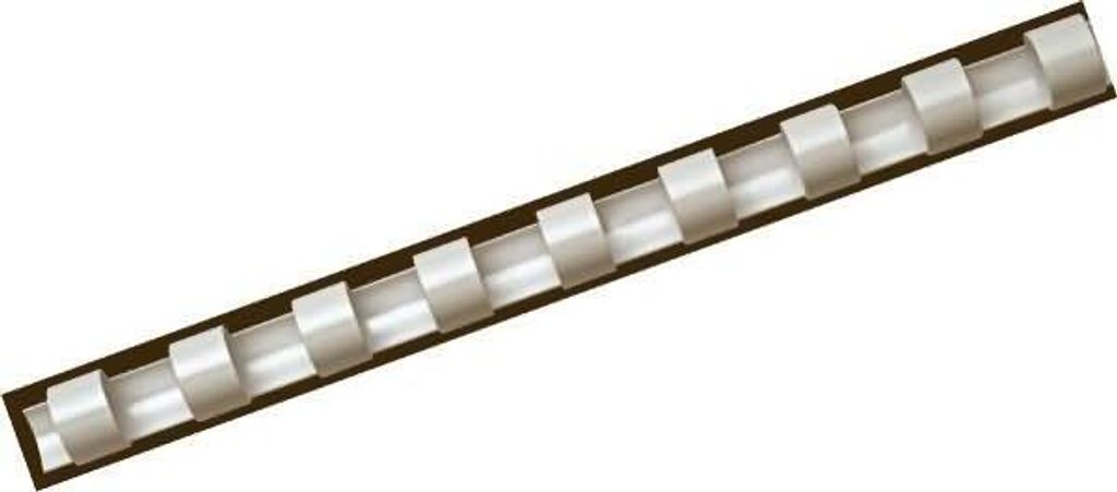 Fellowes Plastikbinderücken 32mm weiß 50PK