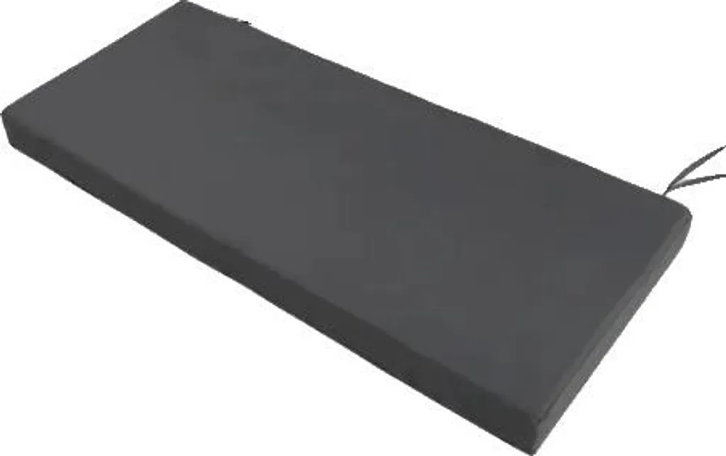 Cuscino per Panca 150x46x8 cm Grigio Scuro Impermeabile e Sfoderabile