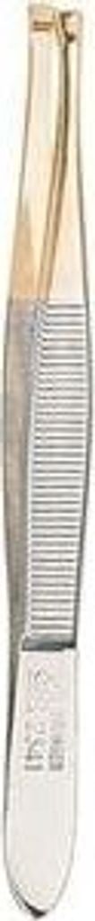 Erbe Solingen gerade schmal vergoldete Pinzette 9cm (erbe92341)