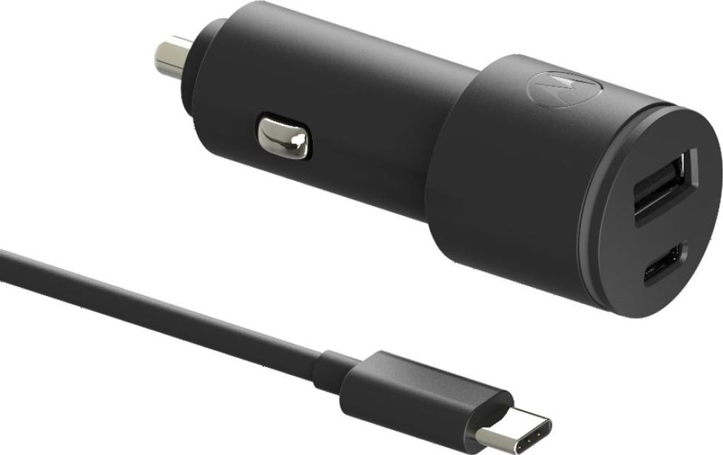 Motorola TurboPower 45W Autolader USB-A/USB-C (SJV102-EU) Image du produit 