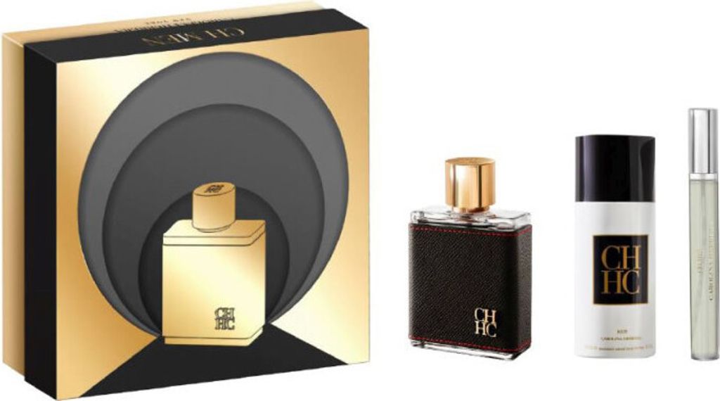 Carolina Herrera Ch Men Eau De Toilette Spray 100ml Set 3 Pieces