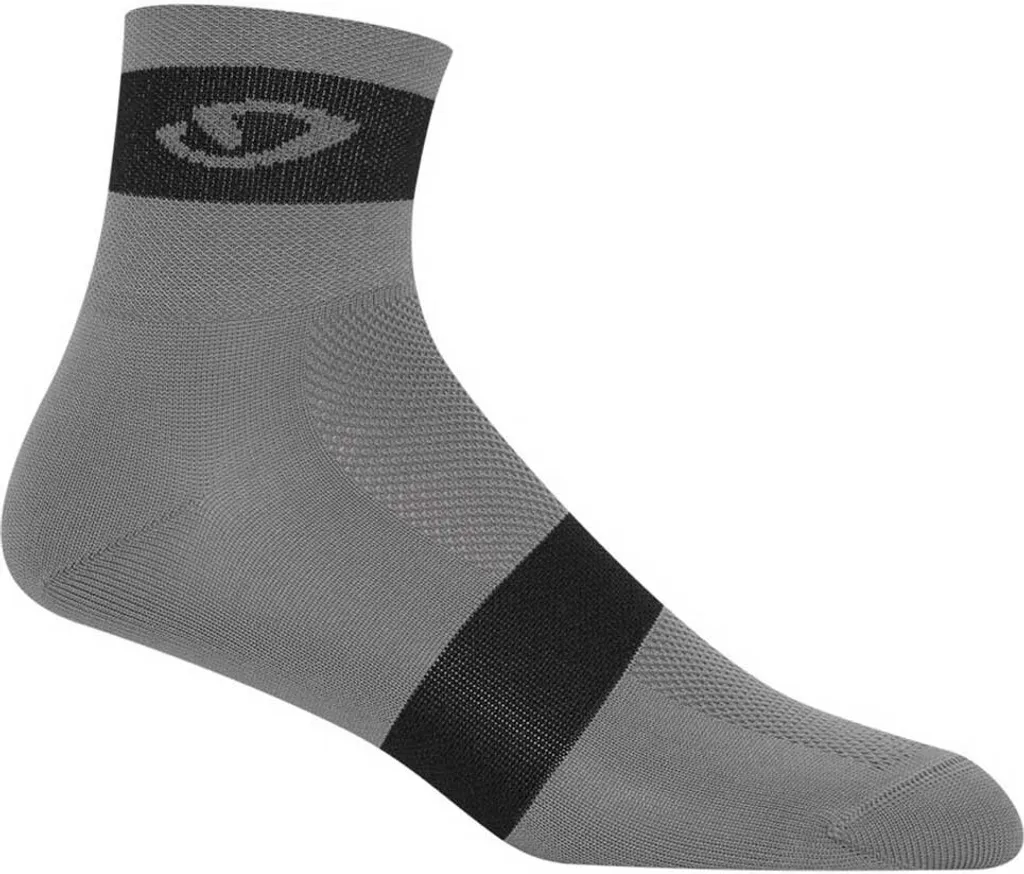 Chaussettes de Cyclisme Giro Comp Racer Grises pour Homme en Pointure 46-48