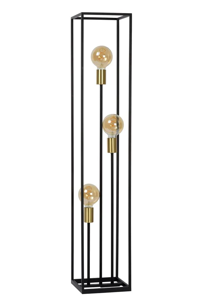 Lampadaire de salon Ruben Lucide - Éclairage d'appoint design noir