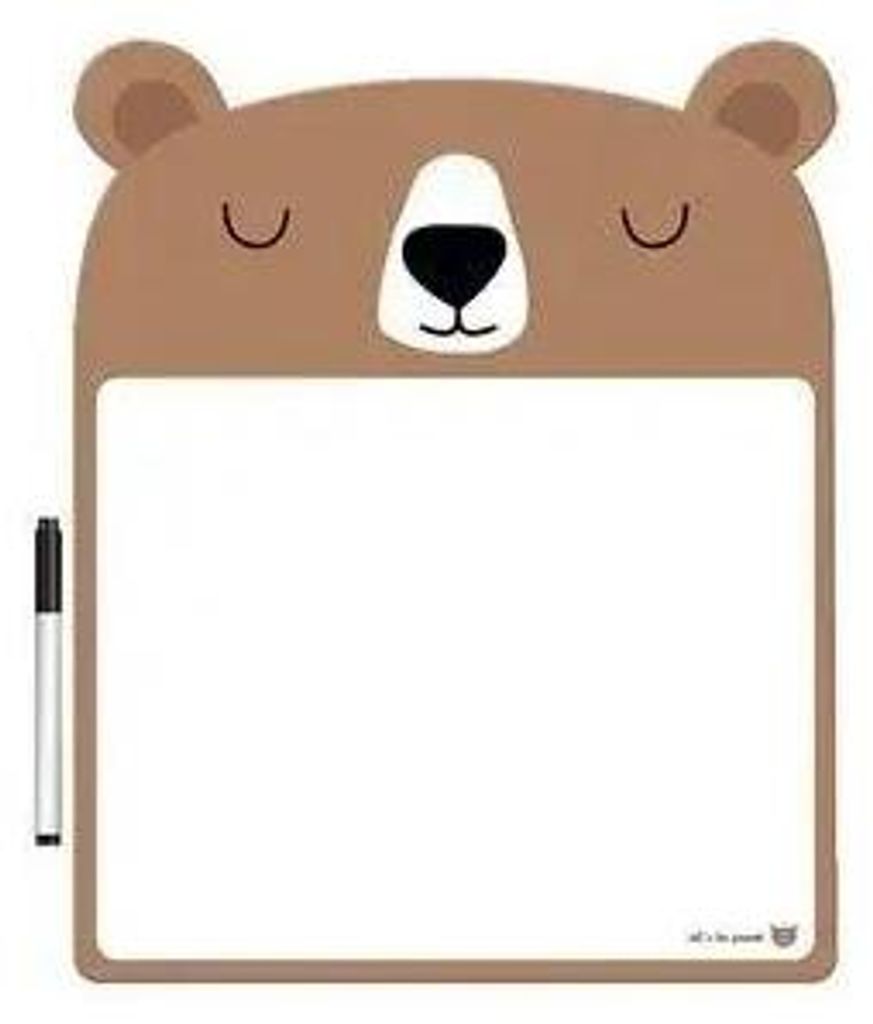 Trocken abwischbare Tafel Bär (Schul- und Papierwaren, Tafeln)