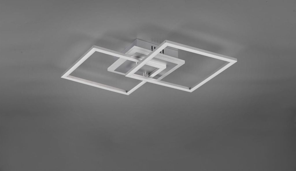 Moderní stropní svítidlo s integrovanou LED VENIDA stříbrná Obrázek produktu 3